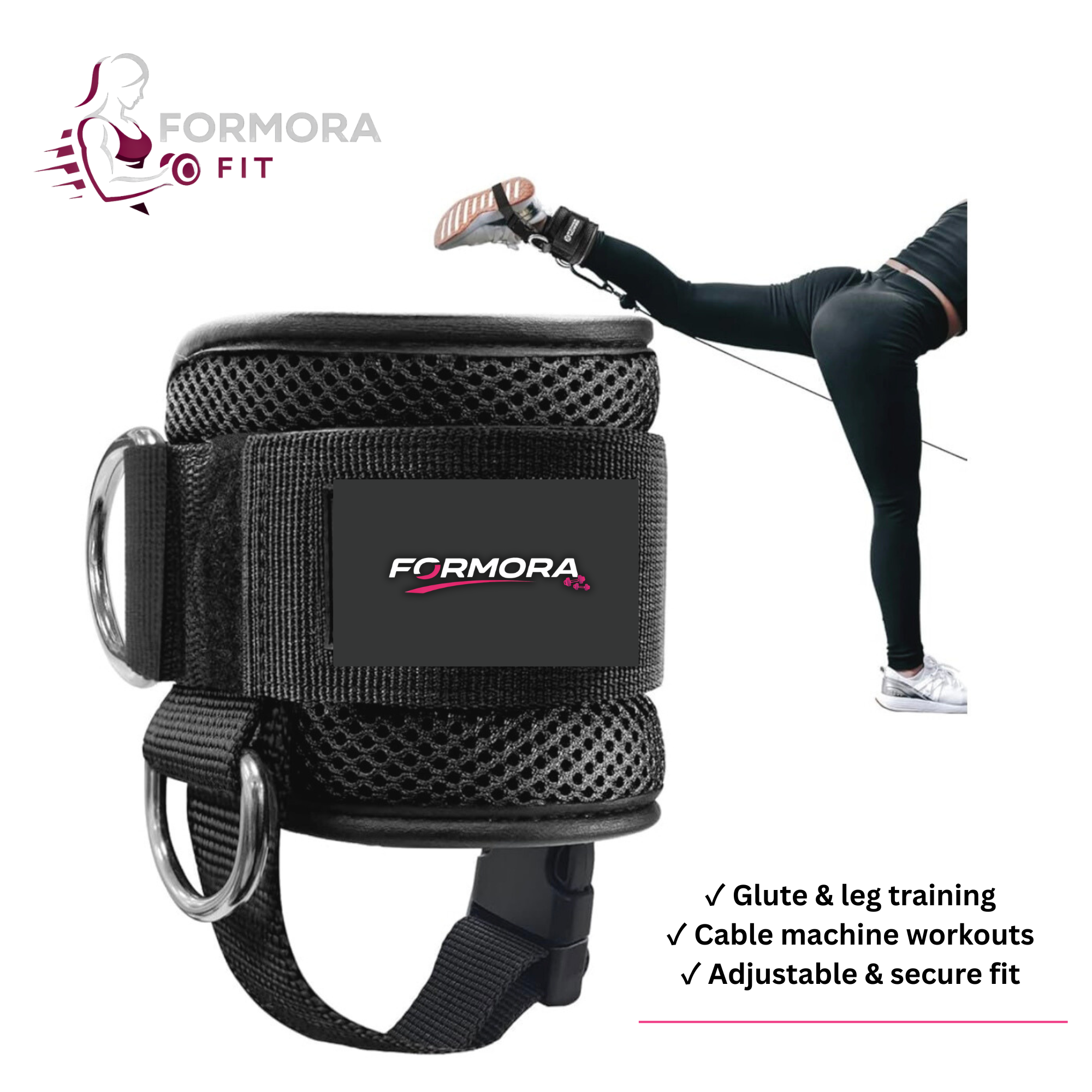 Formora ankle straps cable machine training
